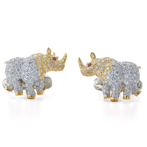 DavidWebb_Mens_Cufflinks_Rhino