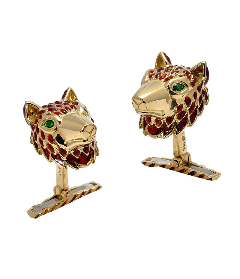 Wolf Cuff Links