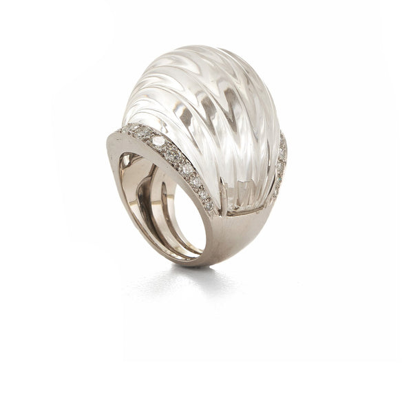 パリコレクション DavidWebb_Twilight_Ring_Fluted アクセサリー