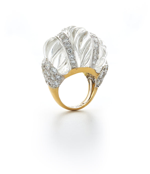 Swizzle Ring, Rock Crystal