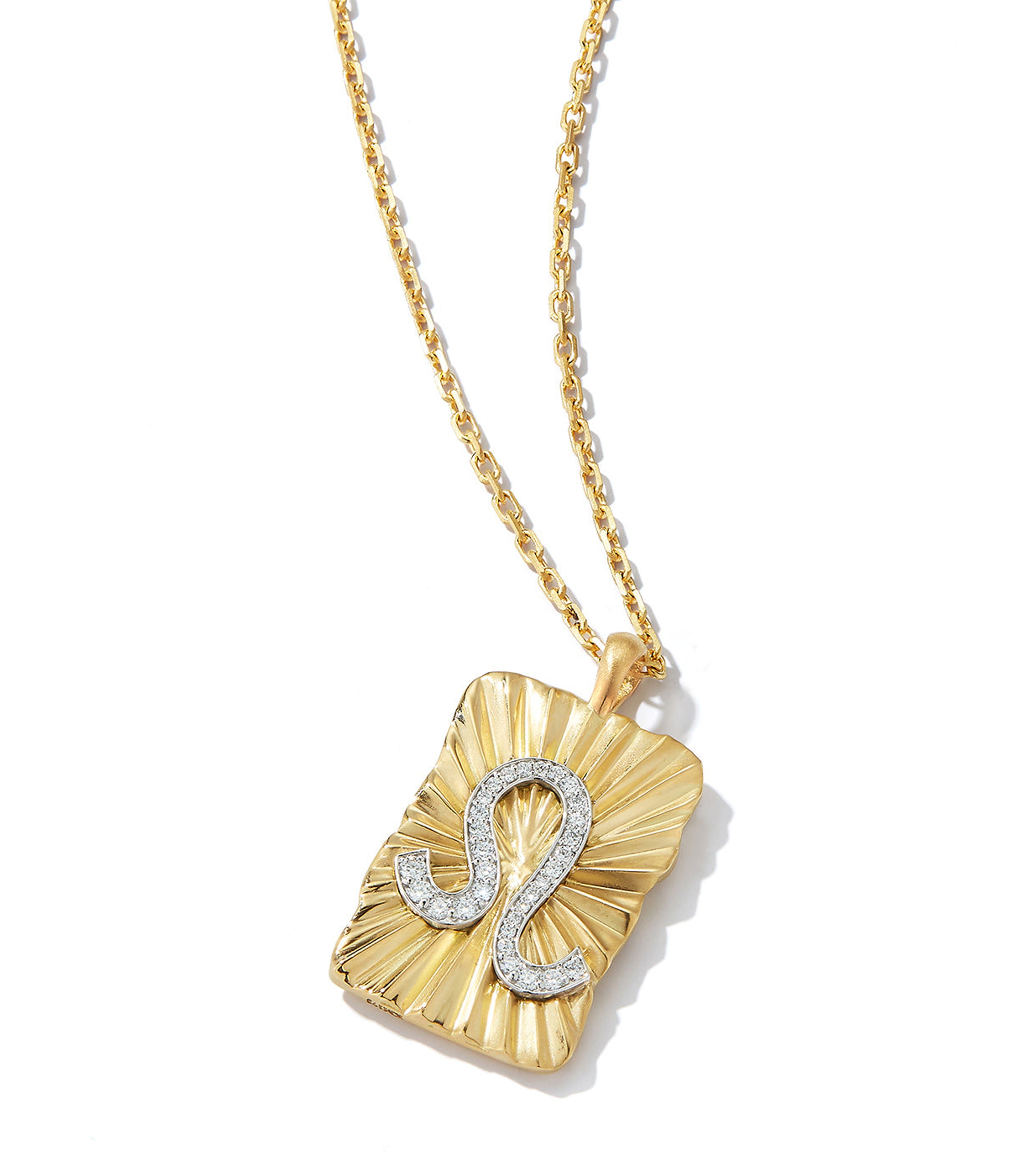 Leo Zodiac Diamond Pendant Necklace | David Webb New York