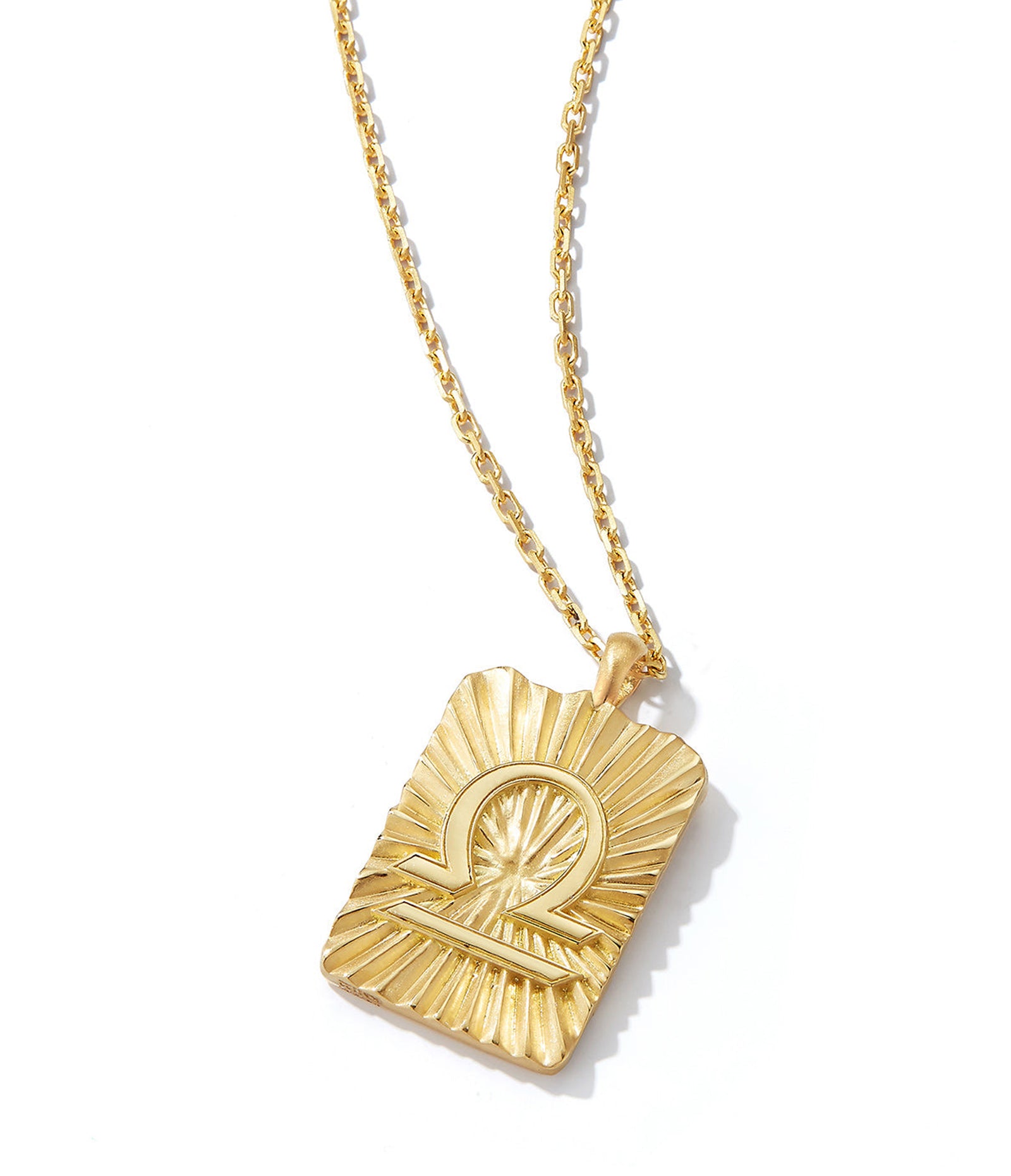 Libra Zodiac Pendant Necklace | David Webb New York