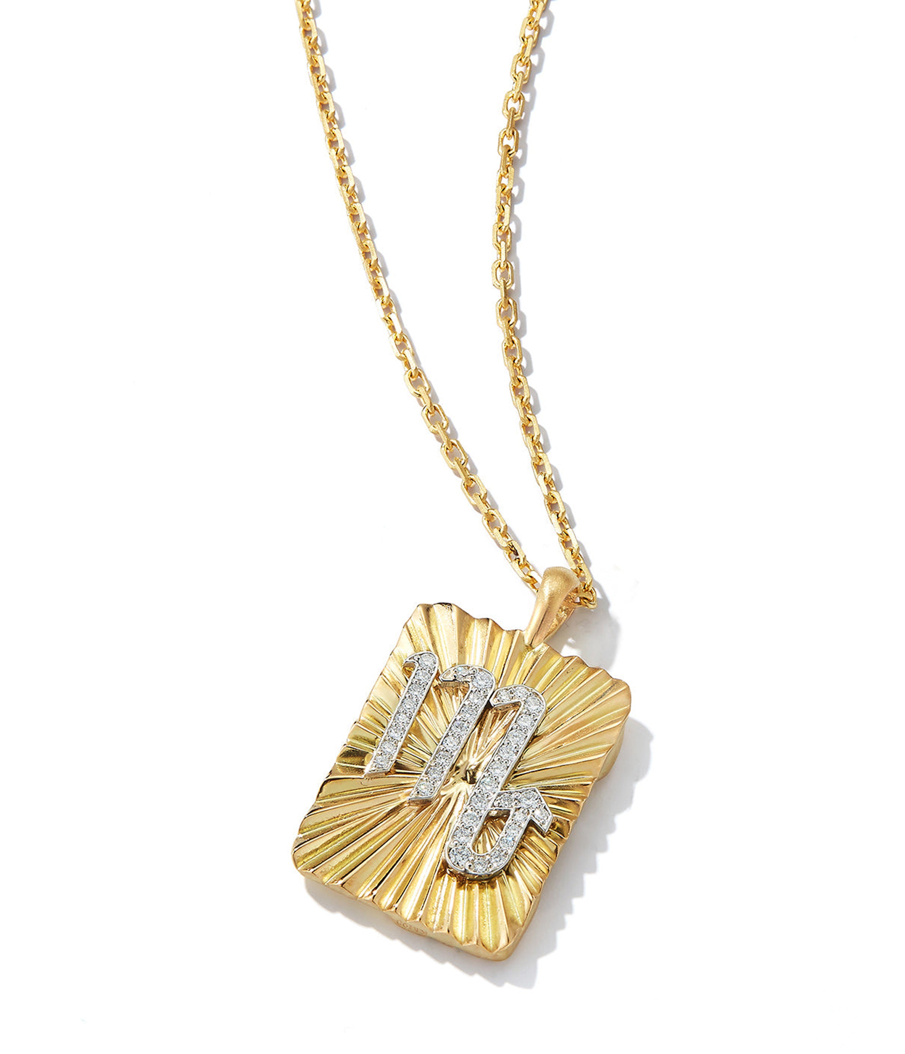Scorpio Zodiac Diamond Pendant Necklace | David Webb New York